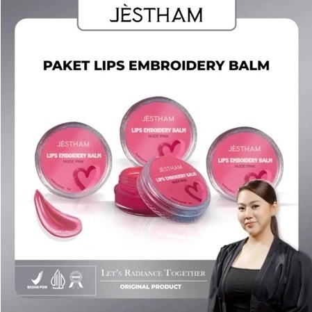 Paket 3 Lips Embroidery Balm by Jestham