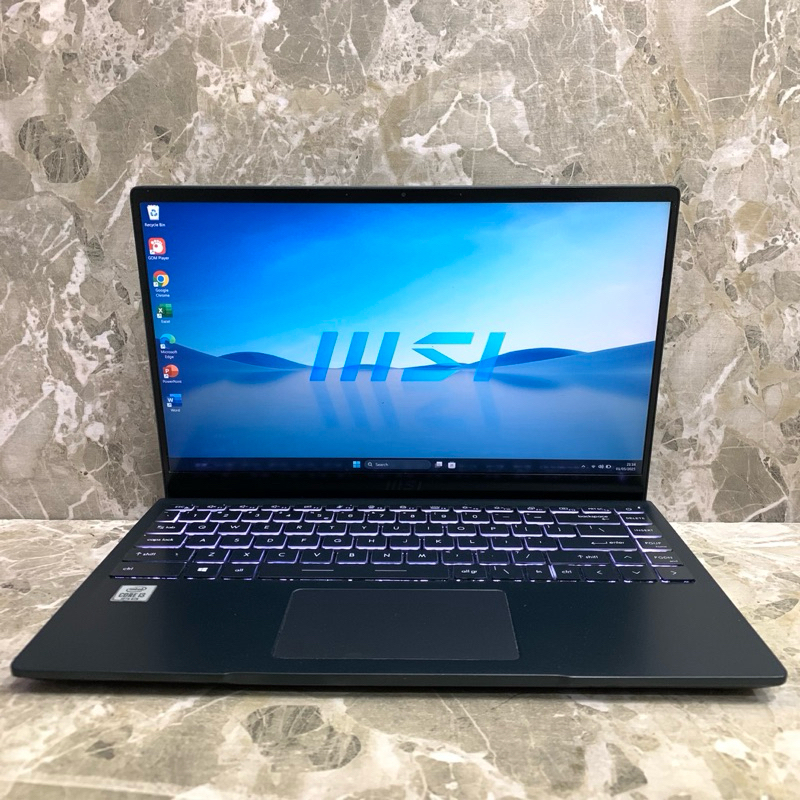 Laptop murah MSI MODERN 14 B10MW intel i3-10110U RAM 8 GB/SSD 256 GB intel UHD 14”Full HD IPS Slim