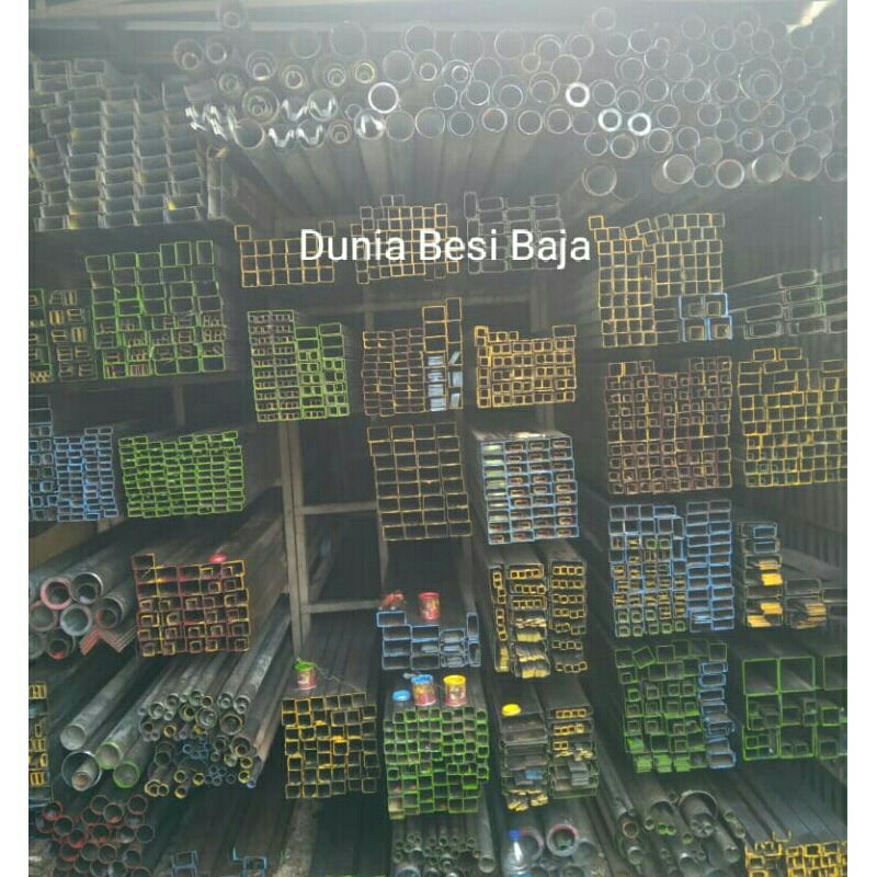 Besi Hollow Hitam 15 x 15 / Besi Hollo Hitam 1,5 x 1,5