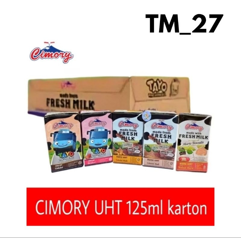 

Susu Cimory UHT 125ml karton isi 40pcs