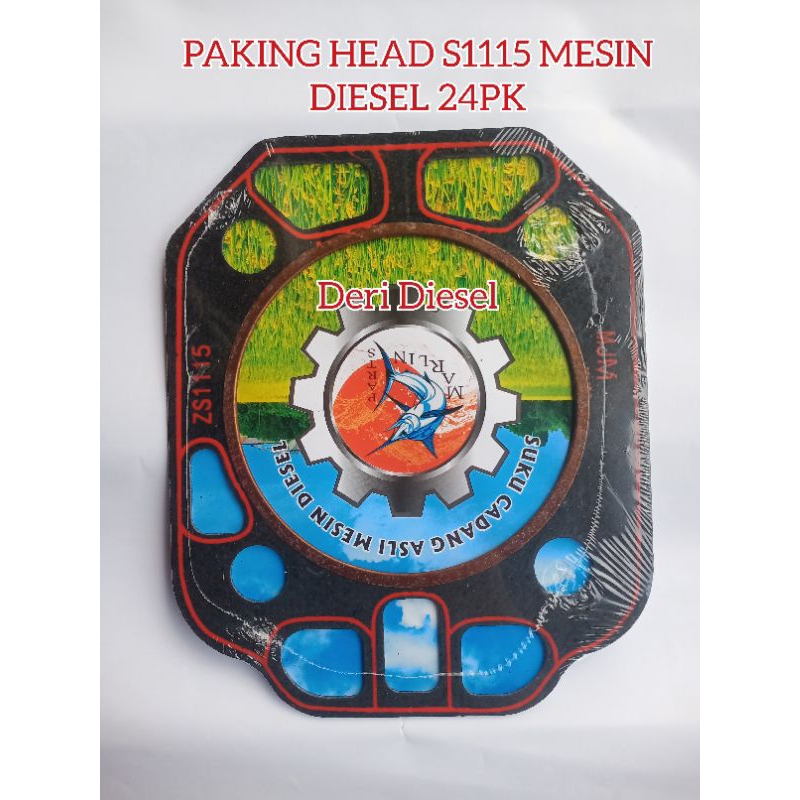 S1115 Paking Gasket Head S1115 ZS1115 Paking Kop Diesel Dongfeng S1115 ZS1115 24hp ASLI MARLIN