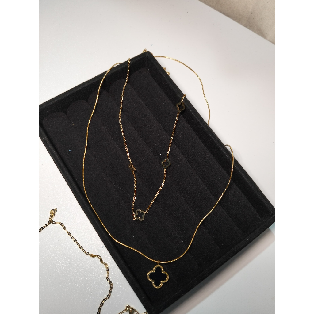 Kalung Wanita Korea Elegan | Kalung Cantik Simple Fashion Kekinian |