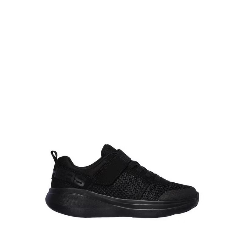 Skechers go run fast boy’s lifestyle soes - sepatu anak full hitam