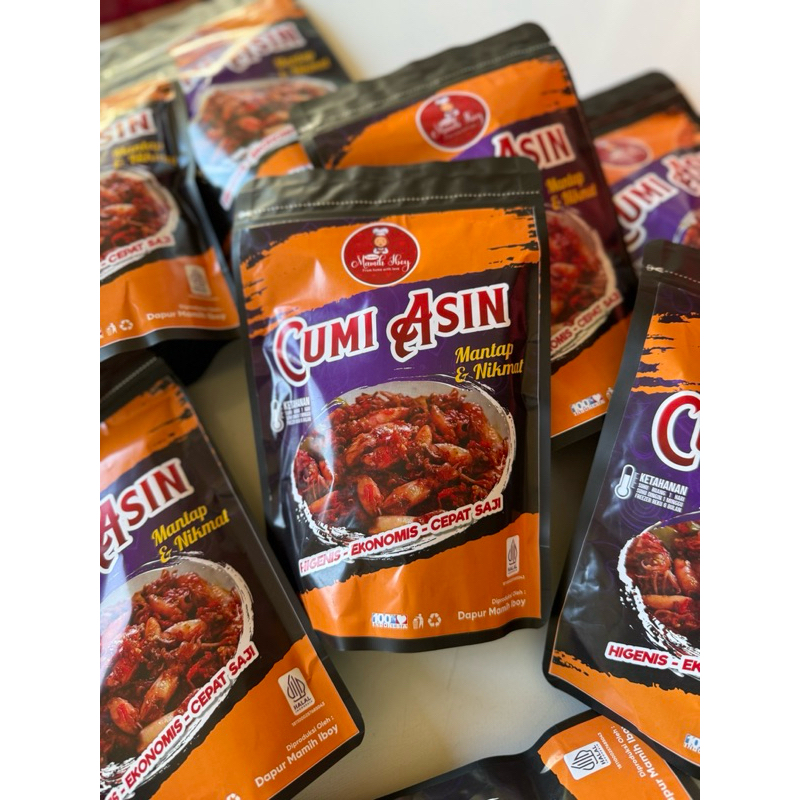 

Cumi Asin Pedas Mamih Iboy @300 Gram