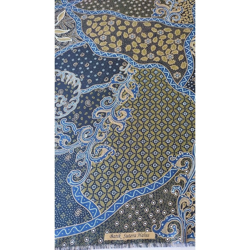 KAIN BATIK SEMI SUTRA HALUS. MOTIF ABSTRAK.
