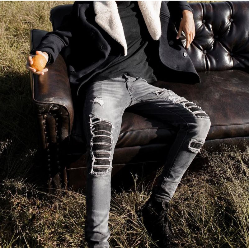 Rucas S4 Graphite Bikers Jeans Size 29 (Pernah Dipakai)