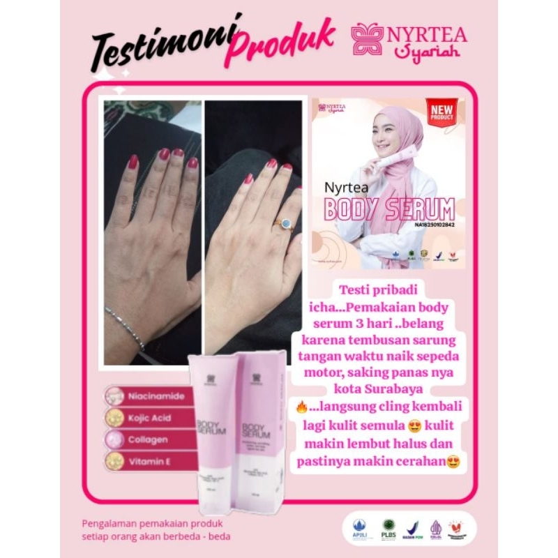 Body serum nyrtea