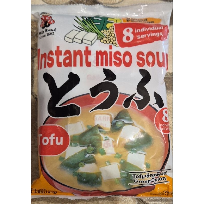 

Sup Miso Tahu MIKO MIYAKASA Tofu Instand Miso Soup 176g - RM.