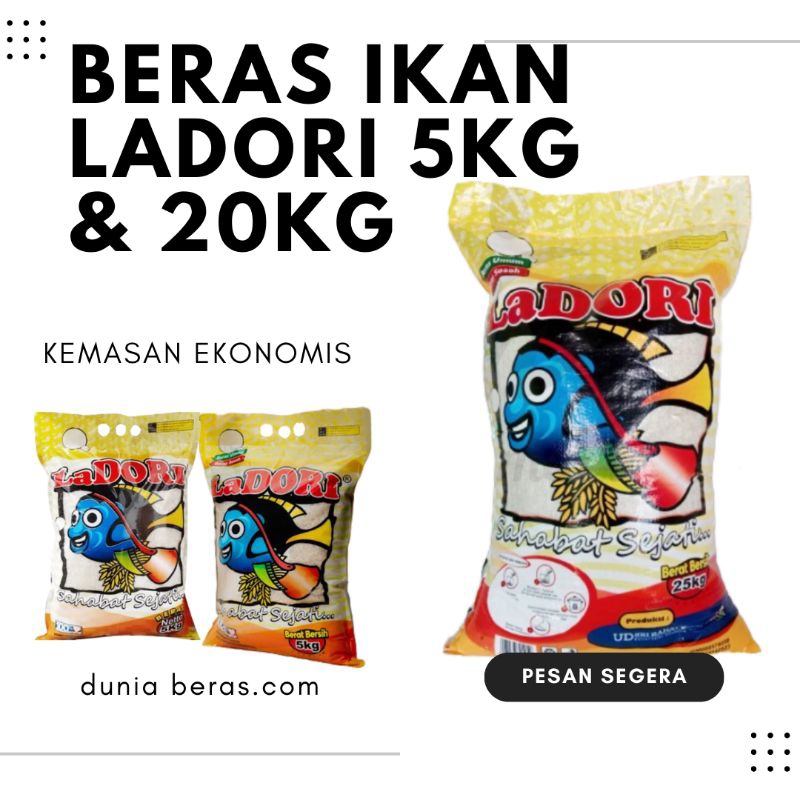 

Beras Premium Cap Ikan Ladori 5 kg & 20 kg