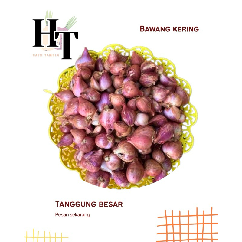 

Bawang merah kering 1kg ukuran tanggung besar fresh