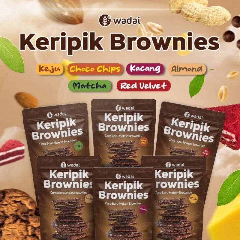 

Snack/Cemilan Keripik Brownies Crispy 50g