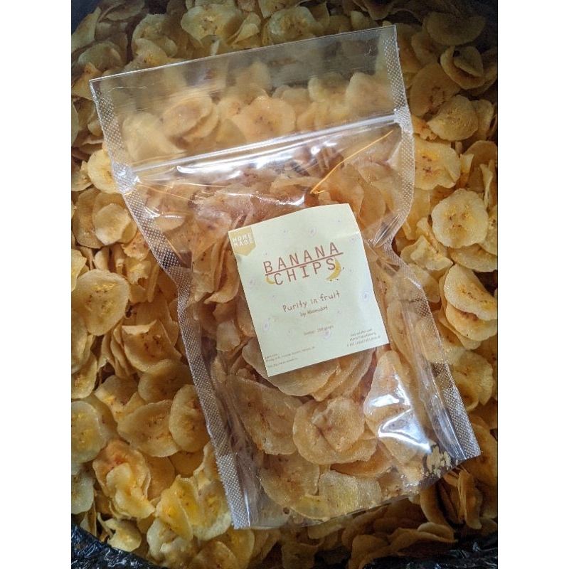

Keripik pisang manis banana chips pisang kepok pisang crispy 150g sensasi berbeda momifood standing pouch