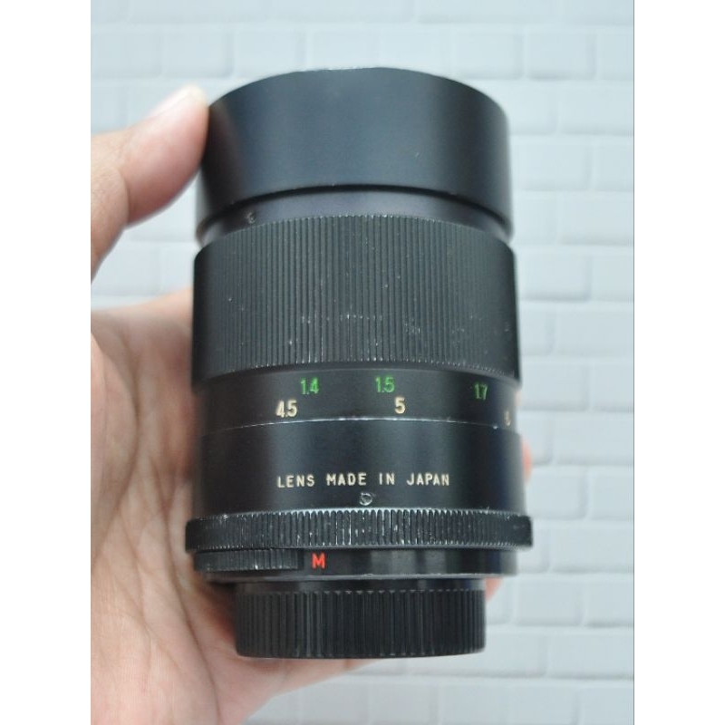 lensa manual vivitar 135mm f2.8 mounting ulir / m42