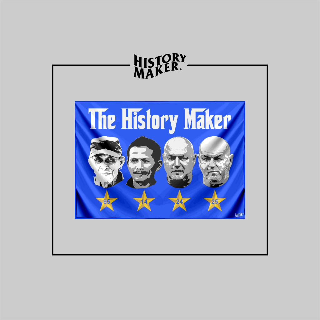 BENDERA PERSIB THE HISTORY MAKER PELATIH