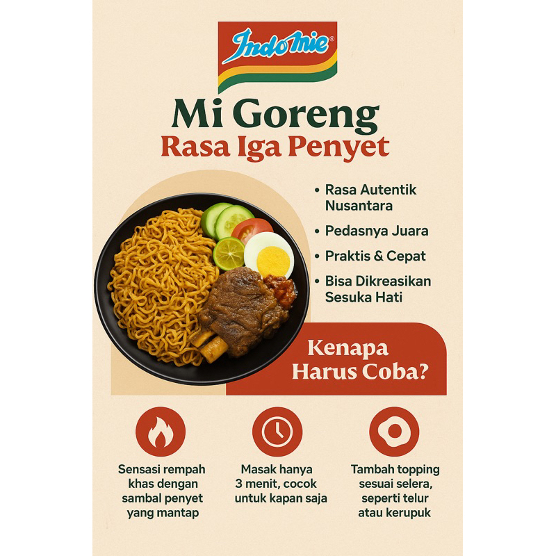 

Indomie Iga Penyet