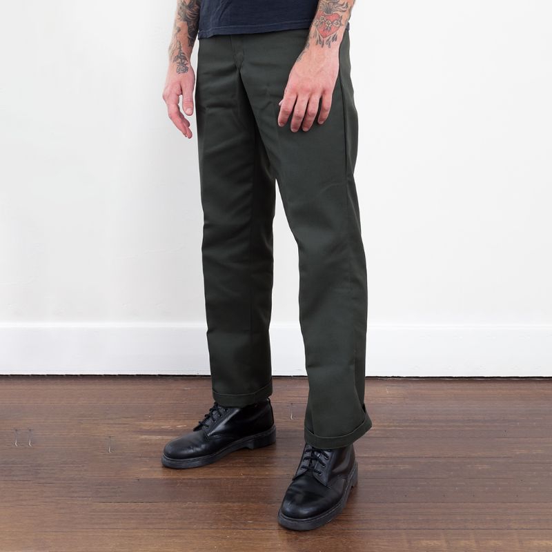 CELANA PANJANG DICKIES - 874 ORIGINAL FIT OLIVE GREEN