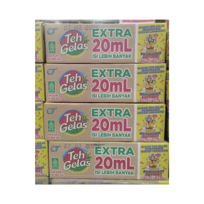 

TEH GELAS ISI 3 DUS (1 DUS ISI 24 PCS @180ML)