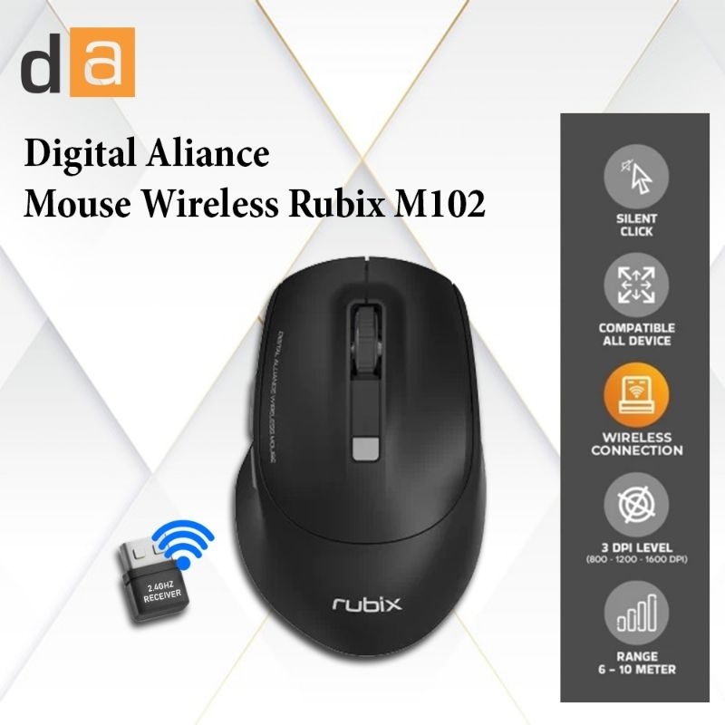 Digital Aliance Mouse Wireless Rubix M102