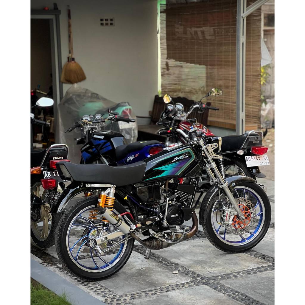 KNALPOT RACING CRC RX KING SCORPIO PDK REPSOL SEMI GARAPAN KOREK HARIAN