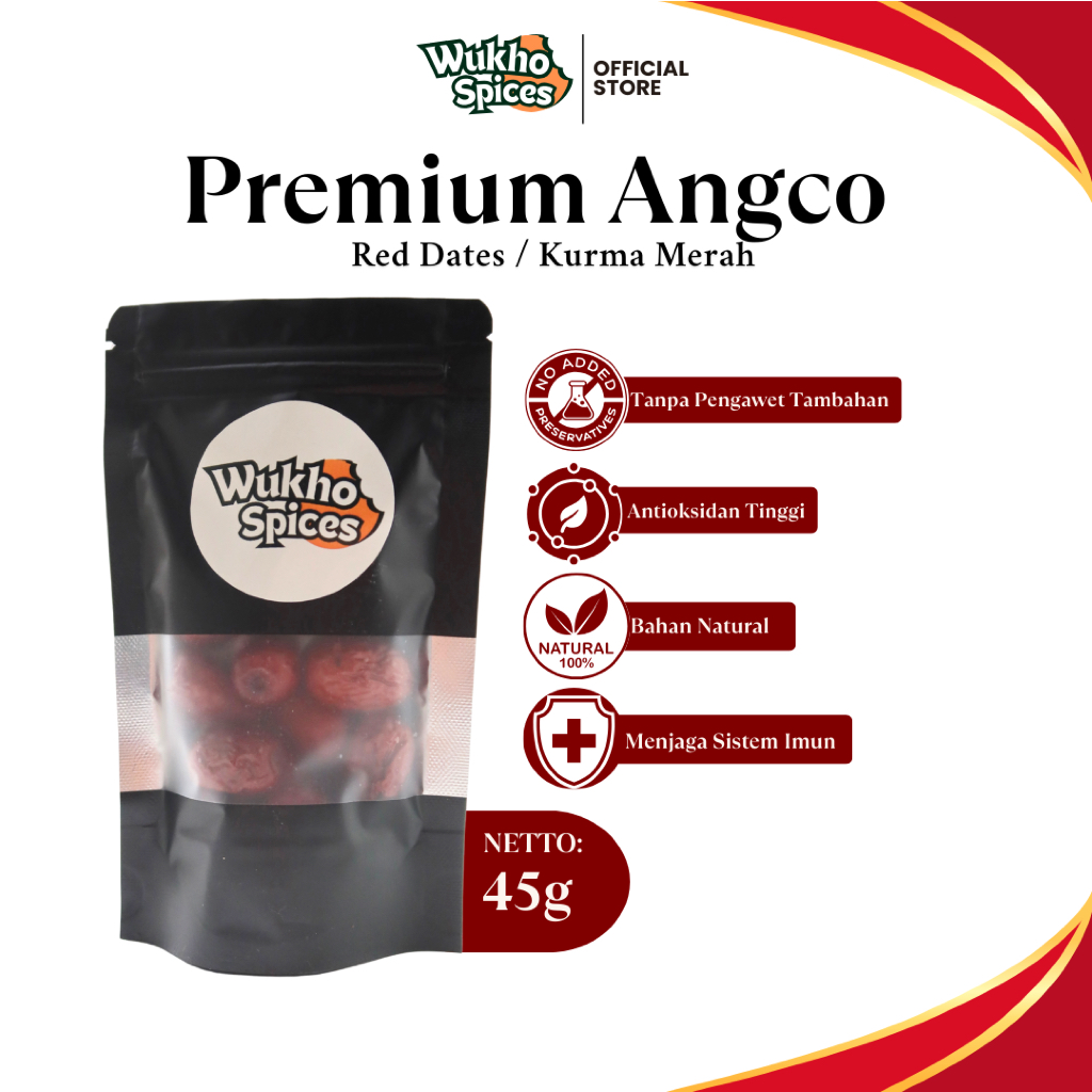 

Wukho Spices - Premium Angco / Kurma Merah / Red Dates