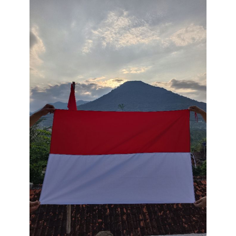 Bendera Merah Putih Bahan Kain Katun TC (premium)