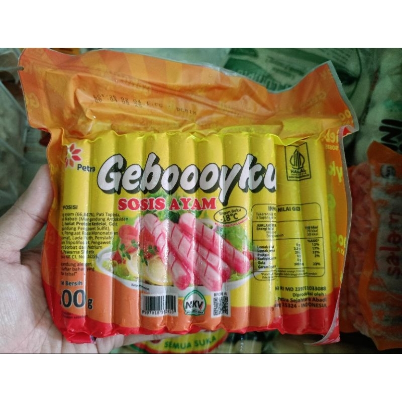 

Sosis gebooyku ayam 500gr