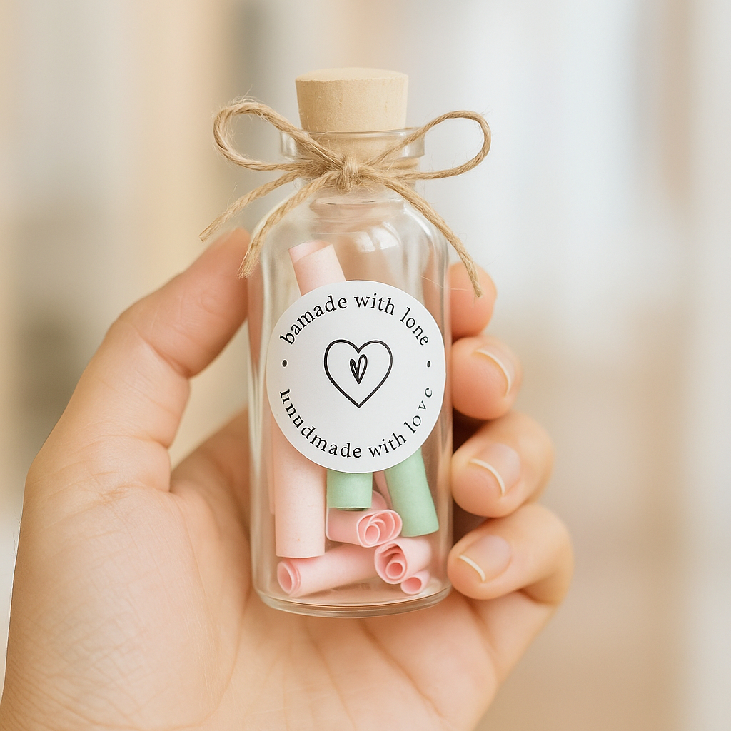 [WBT ]  Botol Wish kaca / Botol Surat Pesan Unik mini /  BOTOL WISH KACA MINI / KAPSUL DALAM BOTOL K