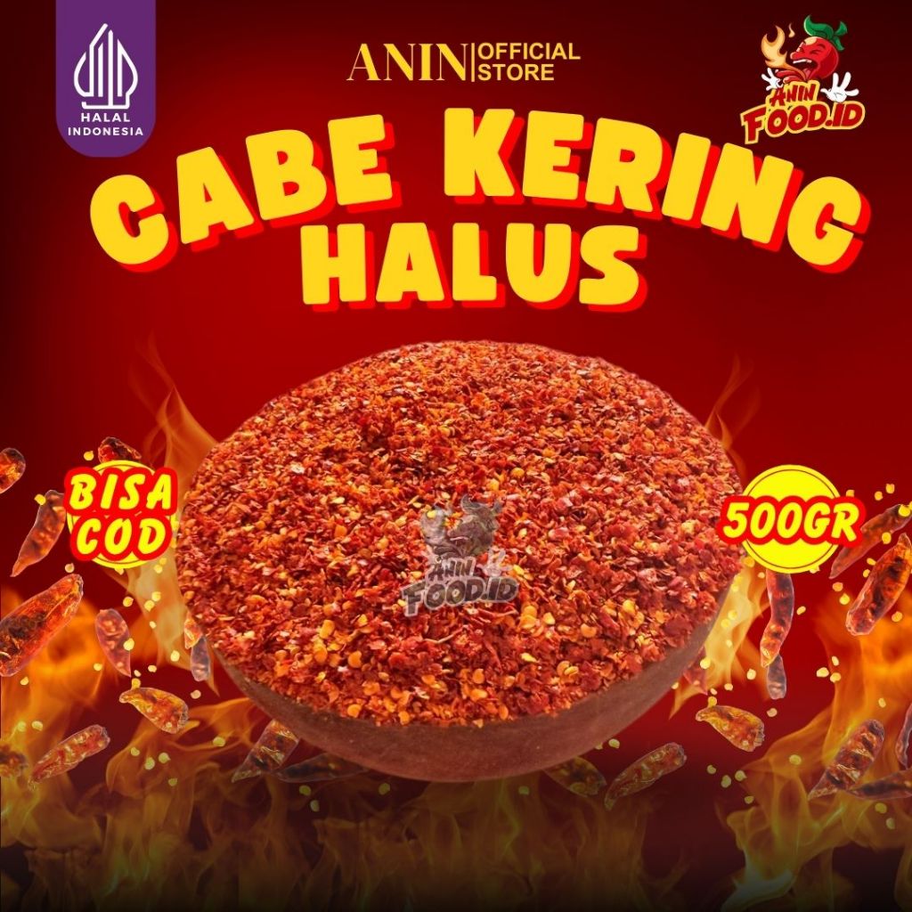 

CABE KERING HALUS/CHILI FLAKES BERAT 500GRAM