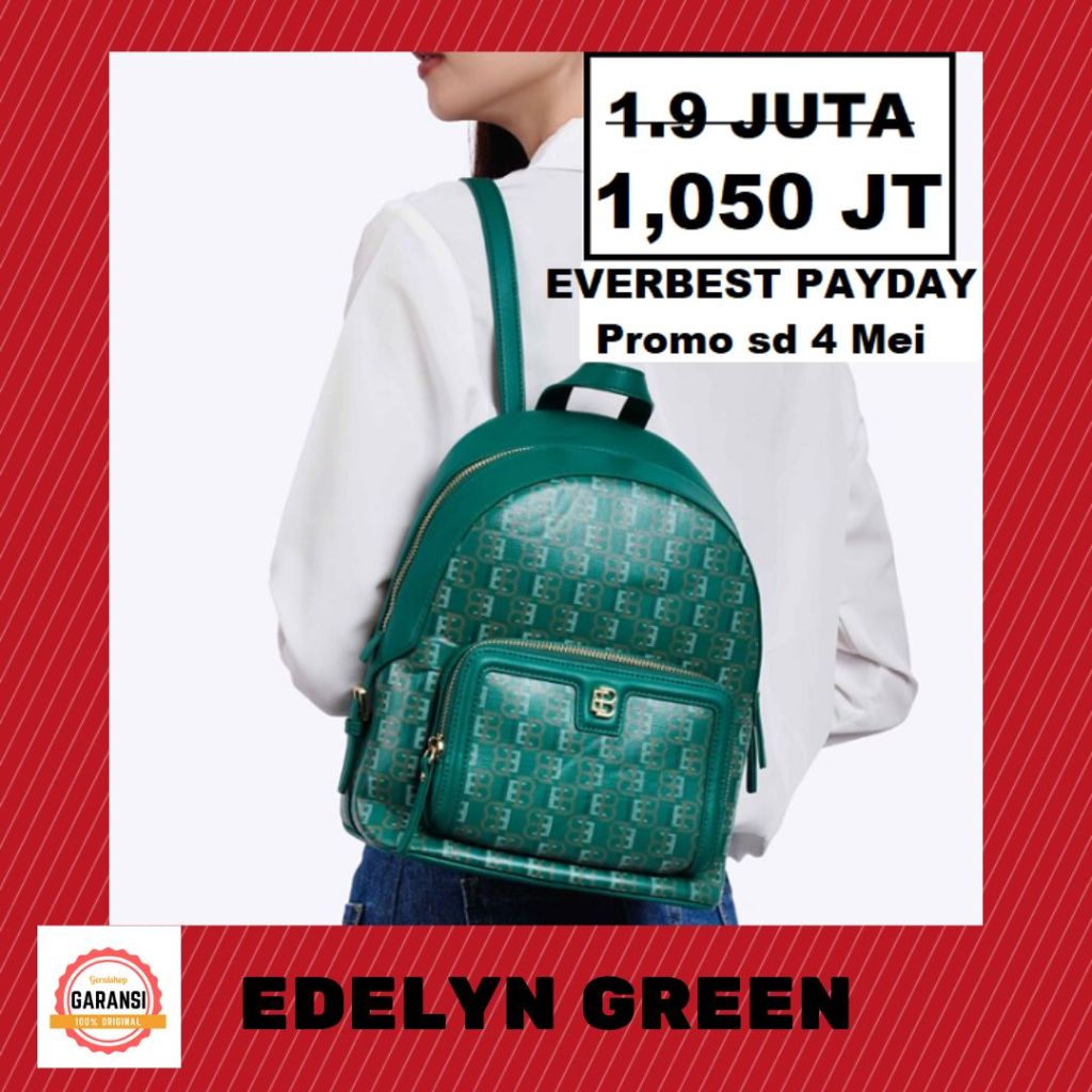 Tas Ransel backpack Wanita EVERBEST seri EDELYN SALE original 100%