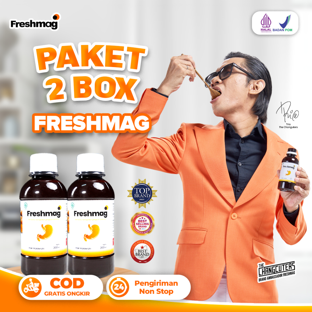 

Paket 2 botol Freshmag Madu Lambung Herbal Alami 200 ml - Atasi Masalah Maag dan Gerd aman Dikonsumsi