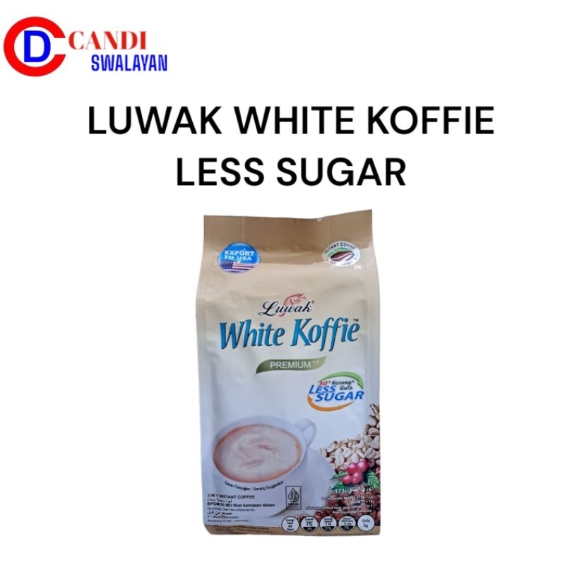 

LUWAK White Koffie Less Sugar 9saset