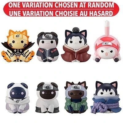 Mega Cat NARUTO Shippuden Nyaruto Last Battle Mini Figure Sasuke Uchiha Rinnegan