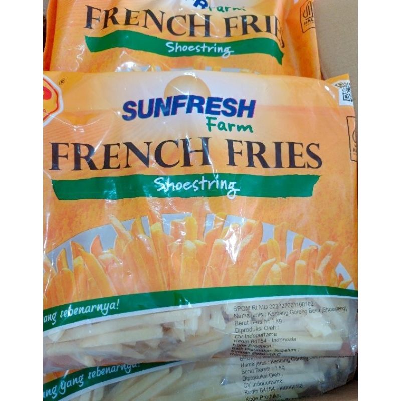 

Sunfresh Farm Kentang Goreng Shoestring 1KG / French Fries Shoestring 1kg