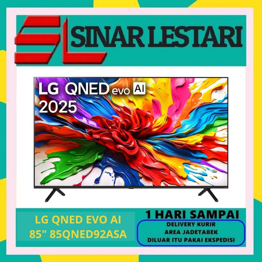 LG 85QNED92ASA QNED EVO AL SMART TV 4K 85 INCH 85QNED92 NEW (2025)