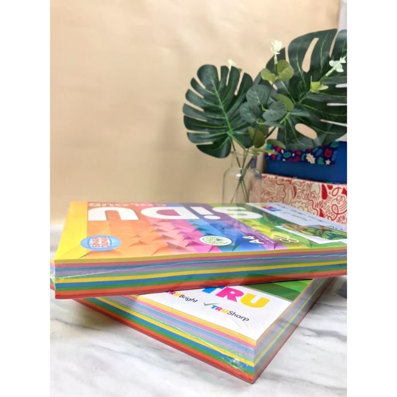 

ECERAN CAMPUR KERTAS HVS WARNA SIDU A4 RAINBOW 80g