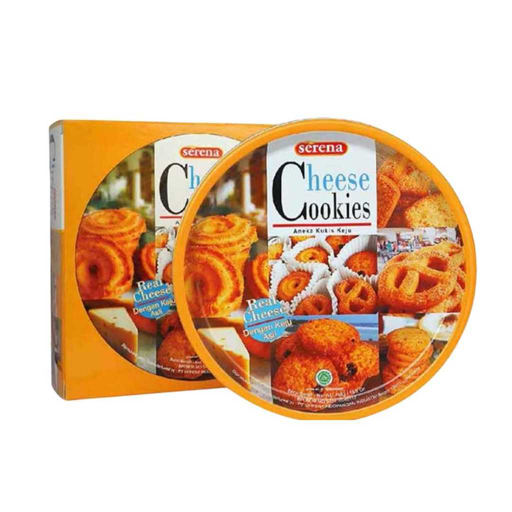 

Serena Cheese Cookies 454gr Kukis Keju Biskuit Kemasan Kaleng