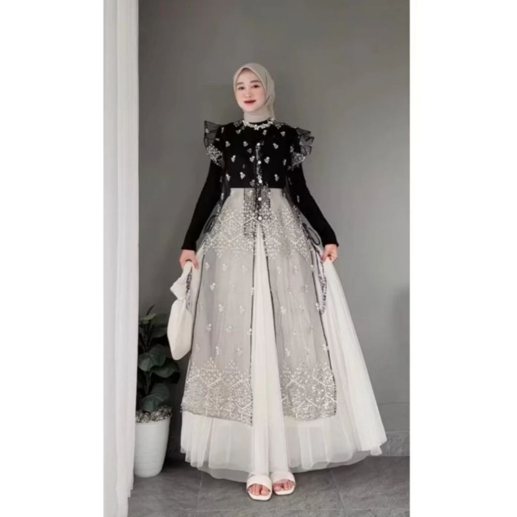 Outer Brukat Pendek Outer Olla | Outer brukat Mewah Kondangan | Outer brukat sapto mewah kekinian