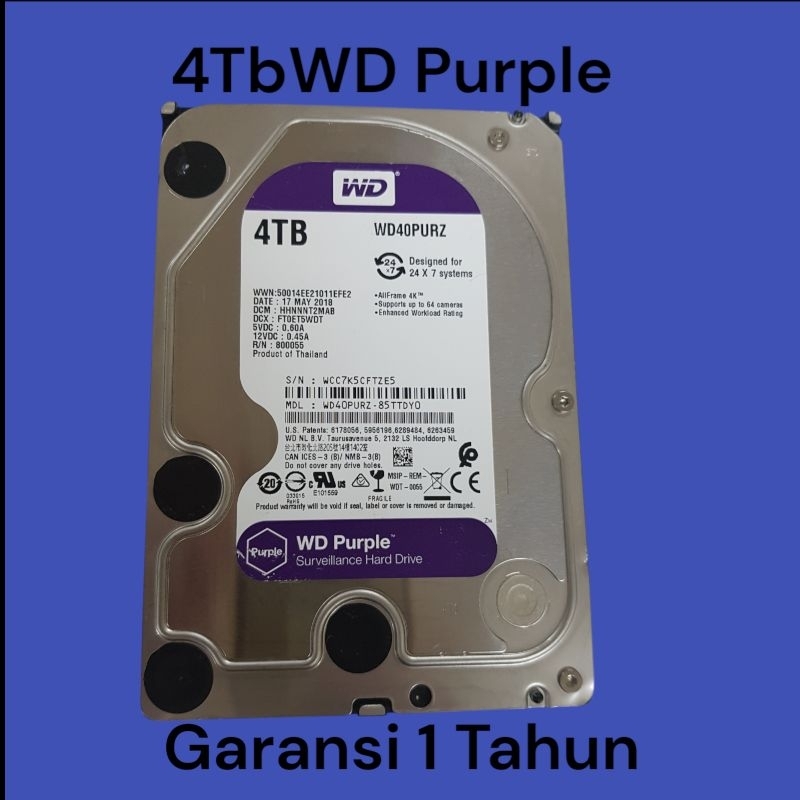 Hardisk WD Pc 4Tb sata
