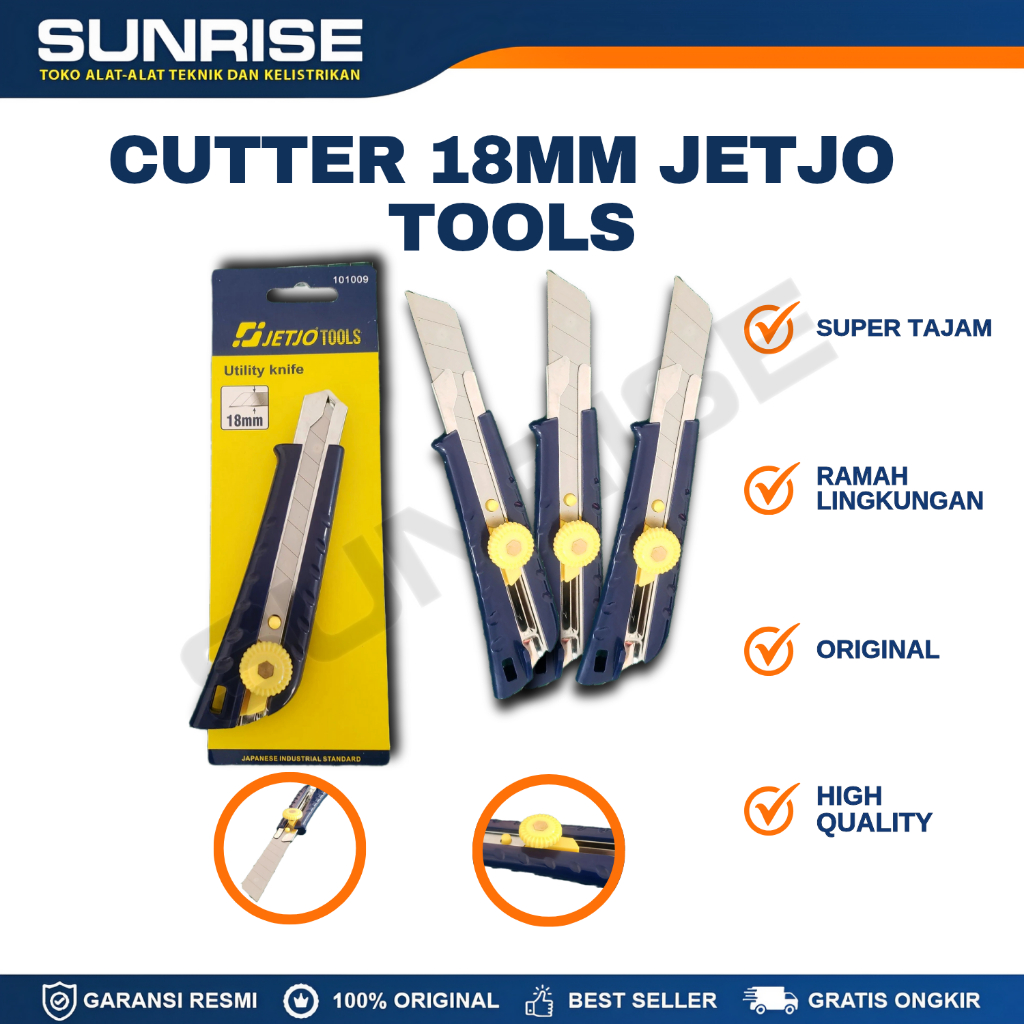 

CUTTER JETJO 18MM/CUTTER JETJO