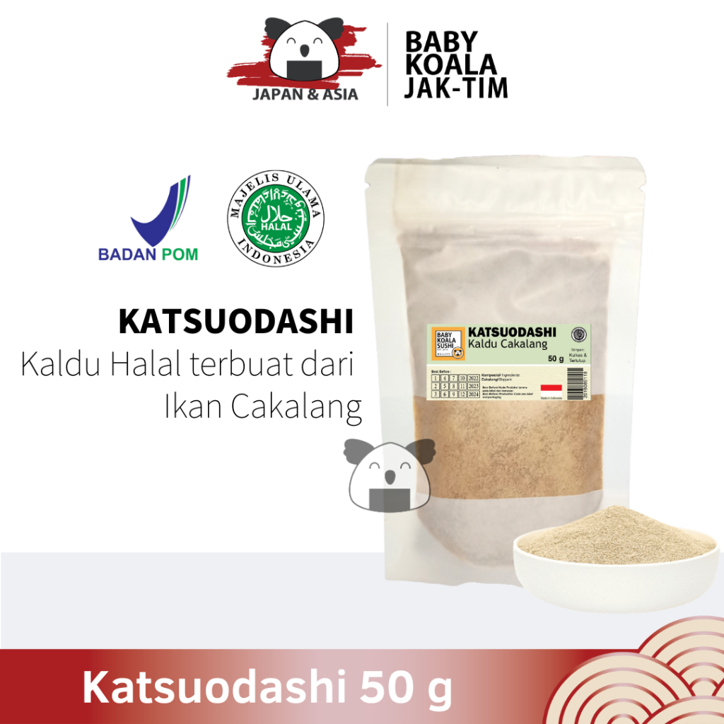 

KATSUO DASHI Katsuodashi Kaldu Ikan Cakalang 50 g Halal│Bonito/ Katsuobushi Stock for Ramen - Jaktim