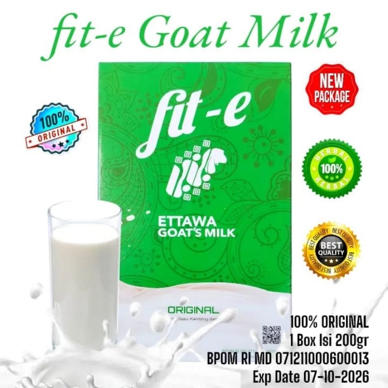 

FIT-E ORIGINAL SUSU KAMBING ETAWA 200g