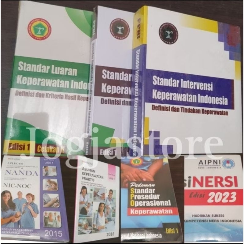 Buku Keperawatan : SIKI , SDKI, SLKI, Aplikani nanda, Pedoman SPO, SINERSI, Obstetri, KB keluarga be