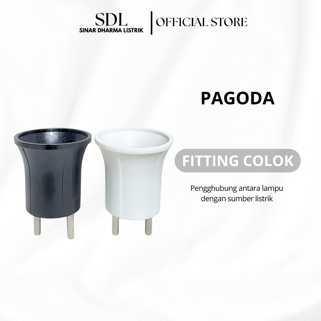 Fitting Lampu Colok / Lampu Tidur PAGODA P-210
