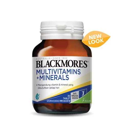 Blackmores Multivitamin + Mineral 30 Tablet Dewasa | Vitamin daya tahan tubuh