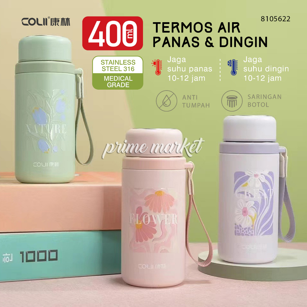 Termos Air Panas Termos Mini 400ml Thermos Air Panas Tremos Air Panas Dingin Colii (8105622) A230