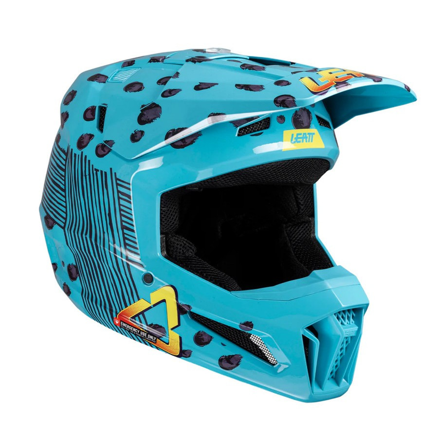 Helm Kit Leatt 3.5 Junior Cheetah Helmet Leatt 3.5 Anak Offroad MX Trabas Enduro Original