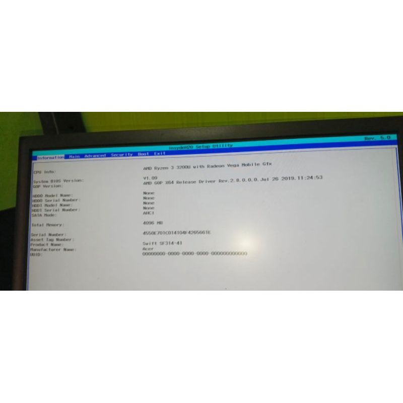 motherboard acer swift 3 sf314 ryzen 3