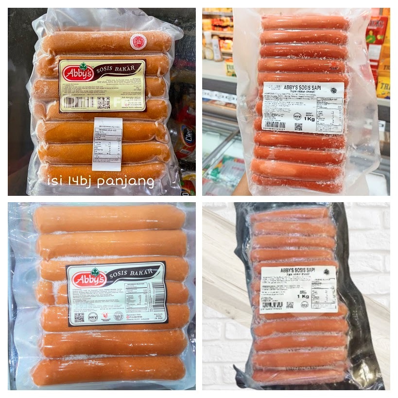 

ABBY'S Sosis Ayam Bakar isi 7 / 14bj & Sosis Sapi isi 35bj