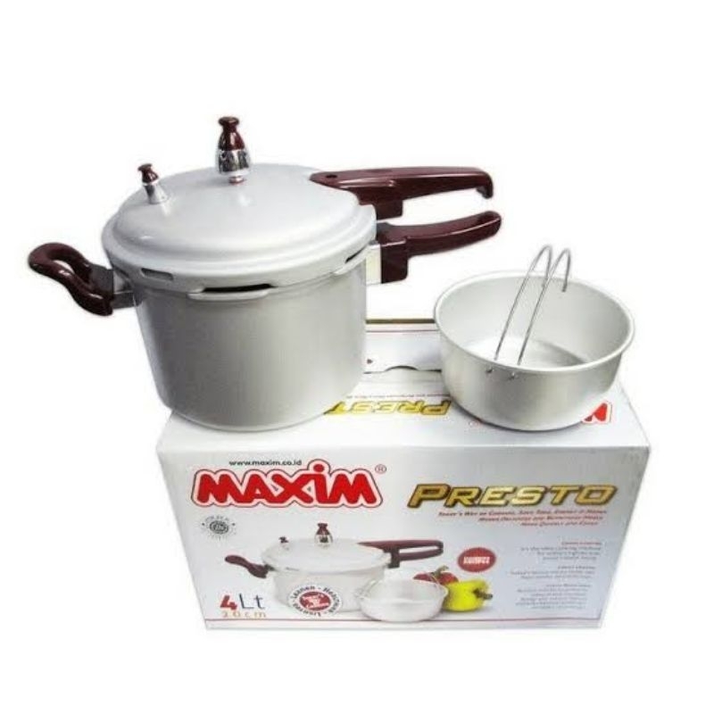 Panci presto Maxim 4 Liter 20cm pressure cooker / murah bergaransi