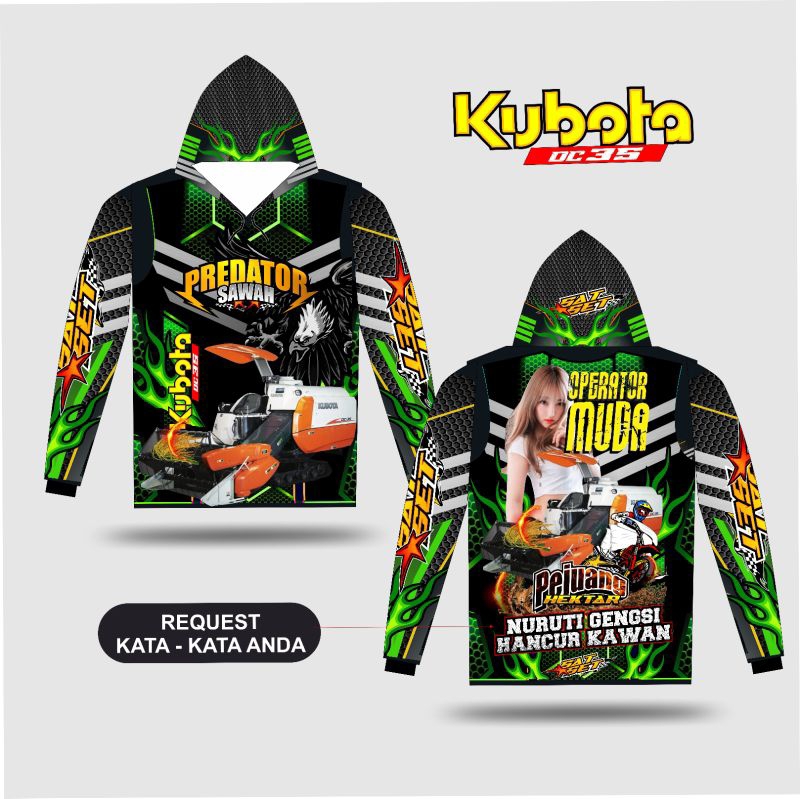 JERSEY COMBINE KUBOTA MURAH